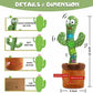 Cute Dancing Cactus Rechargeable Toy for Kids