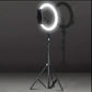 10.0-Inch Round LED Ring Light Set with Adjustable Desktop Tripod